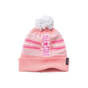 Converse All Star Pink PomPom Beanie